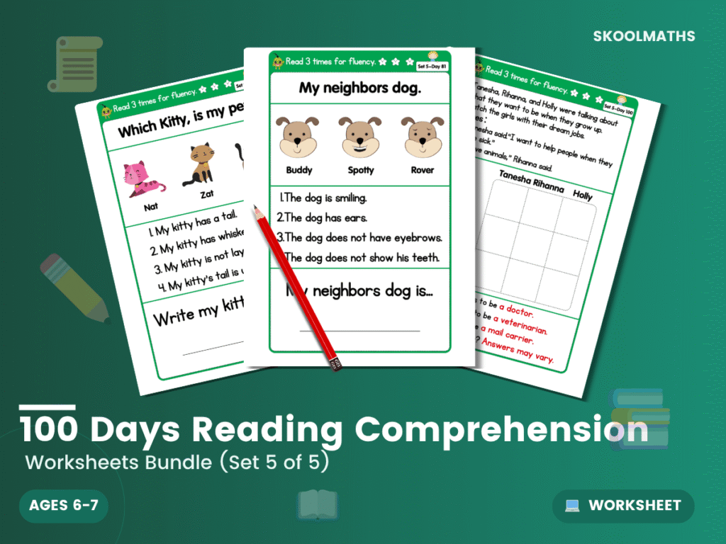 100 Days of Reading Comprehension (Set 5)