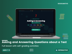 Asking and Answering Questions about a Text