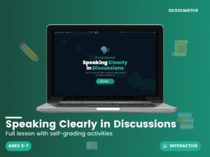 Speaking Clearly in Discussions KS1: Interactive Oral Language & Communication Lessons