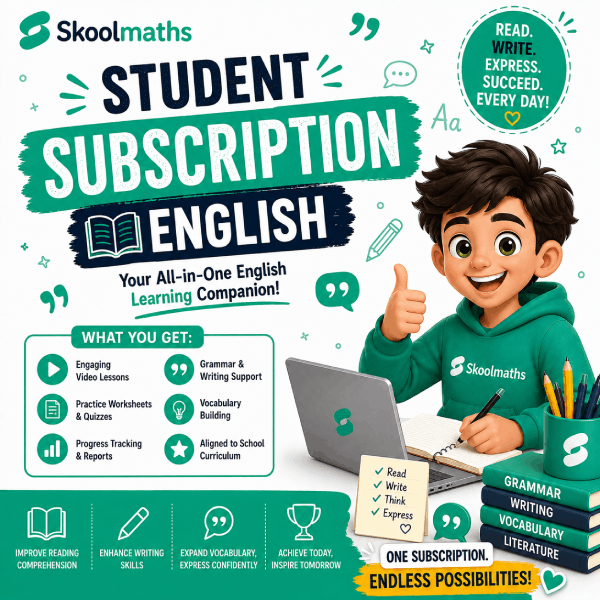 Student Subscription | English | Annual