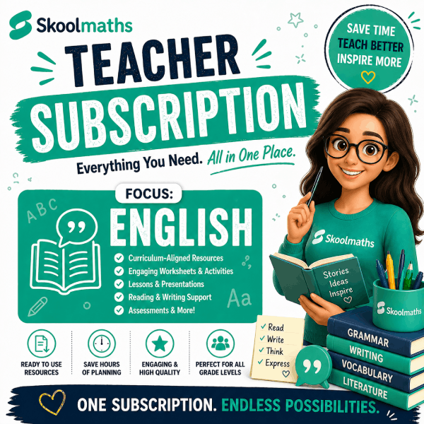 Teacher Subscription | English | Annual