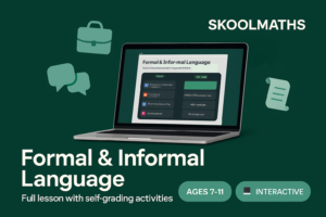 Formal and Informal Language: KS2 English Interactive Grammar & Register Lesson