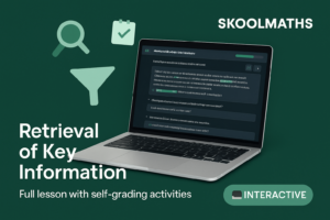 Retrieval of Key Information: KS2 English Interactive Reading Comprehension Lesson