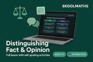 Distinguishing Fact and Opinion: KS2 English Interactive Reading Comprehension Lesson
