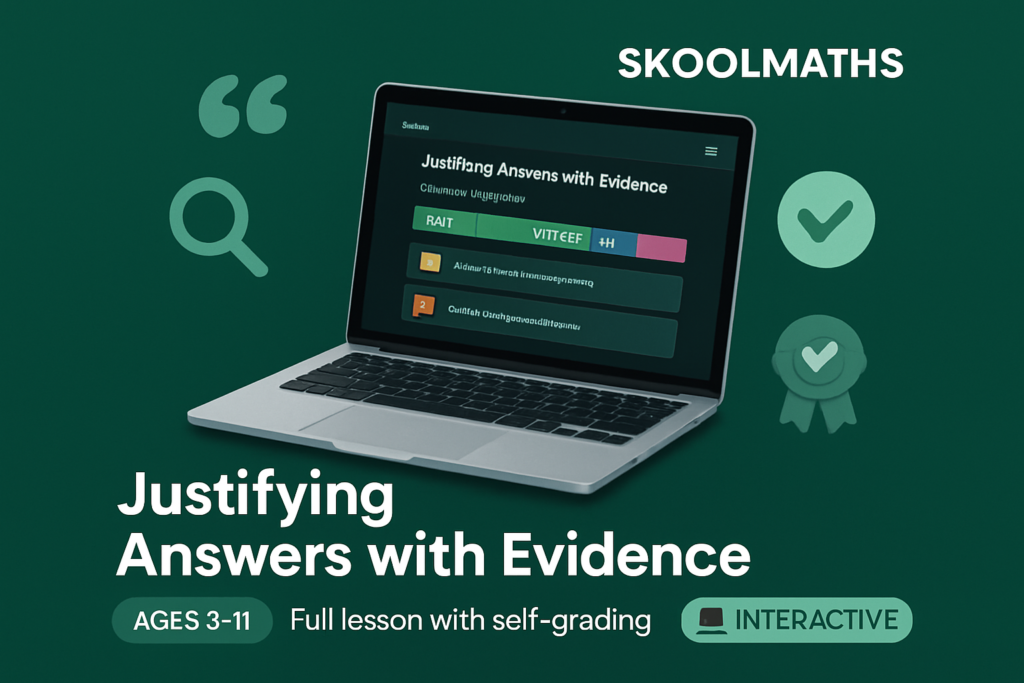 Justifying Answers Using Evidence from a Text — Reading Comprehension (Ages 8–9)