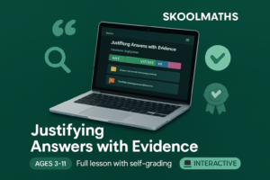 Justifying Answers Using Evidence from a Text — Reading Comprehension (Ages 8–9)