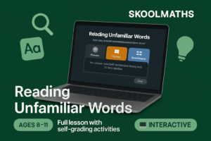 Reading Unfamiliar Words — Interactive Lesson (Ages 8–9)