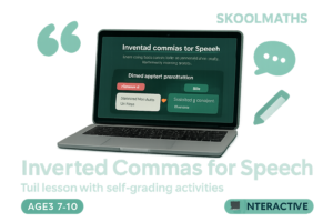 Inverted Commas for Direct Speech — Interactive Lesson (Ages 7–9)