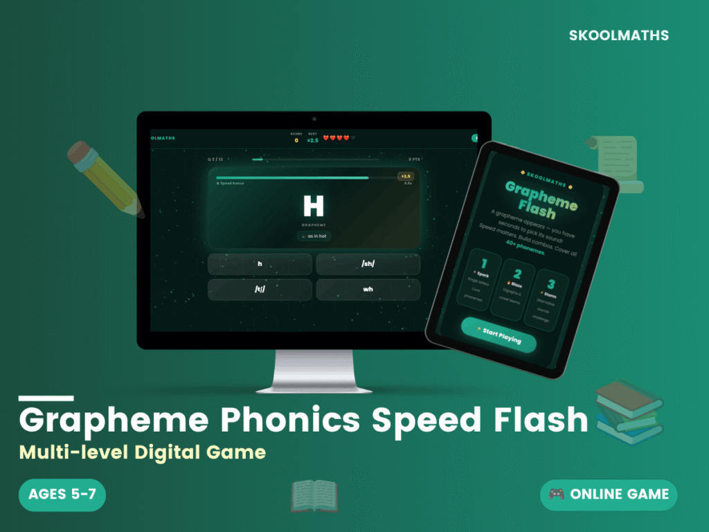 Grapheme-phonics Speed Flash — Activities (Ages 5–7)