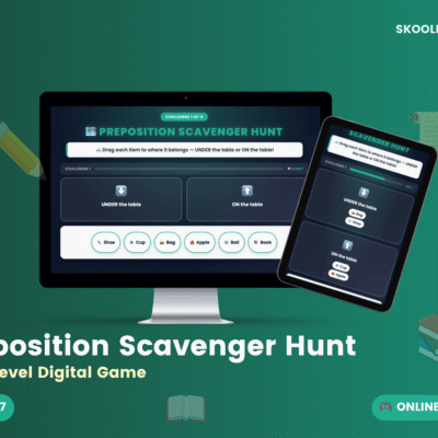 Preposition Scavenger Hunt — Activities (KS1)