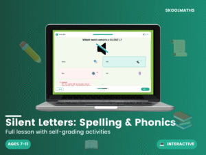 Silent Letters: KS2 English Interactive Spelling & Phonics Lesson — kn, wr, mb and More