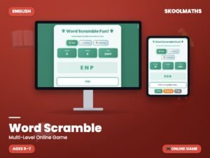 Word Scramble — Online Game (Ages 5–7)