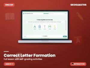 Correct Letter Formation — Interactive Lesson (Ages 5–7)