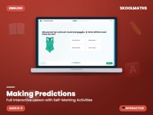 Making Predictions — Interactive Lesson with Self-Marking Activities (Ages 8–9)