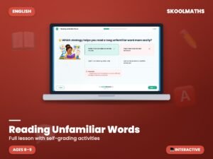Reading Unfamiliar Words — Interactive Lesson (Year 4)